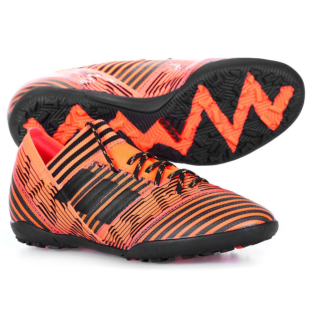 Botas de Fútbol Nemeziz Tango 17.3 Multitaco Junior Naranja Negro - Fútbol Factory