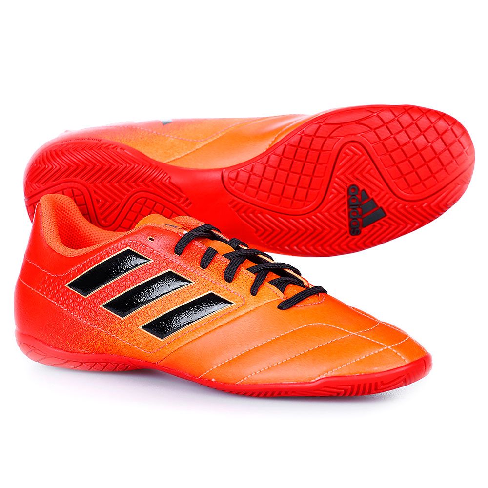 Zapatillas de Fútbol Sala ACE 17.4 In Naranja Negro - Fútbol Factory