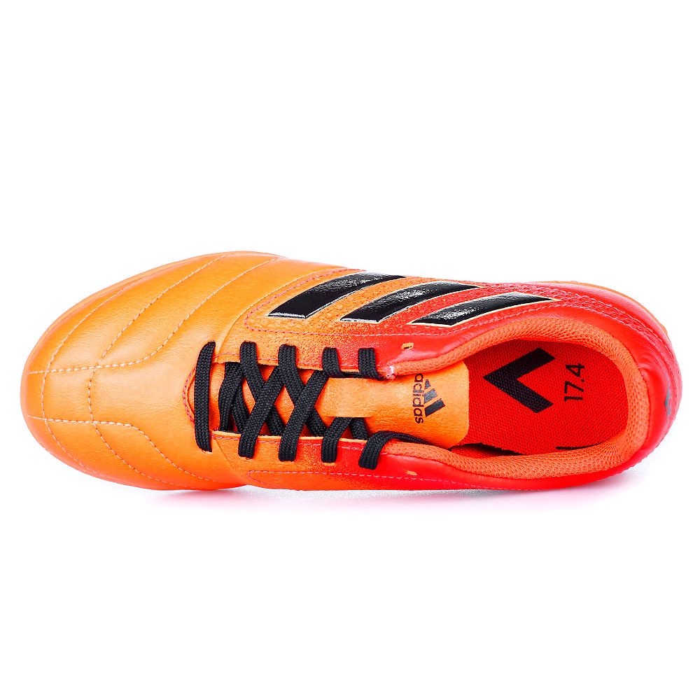 Botas de Fútbol ACE 17.4 Multitaco Junior Naranja Negro - Fútbol Factory