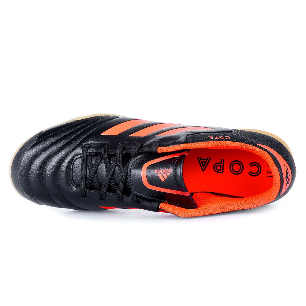 Zapatillas de Futbol Sala 17.4 IN Negro Naranja