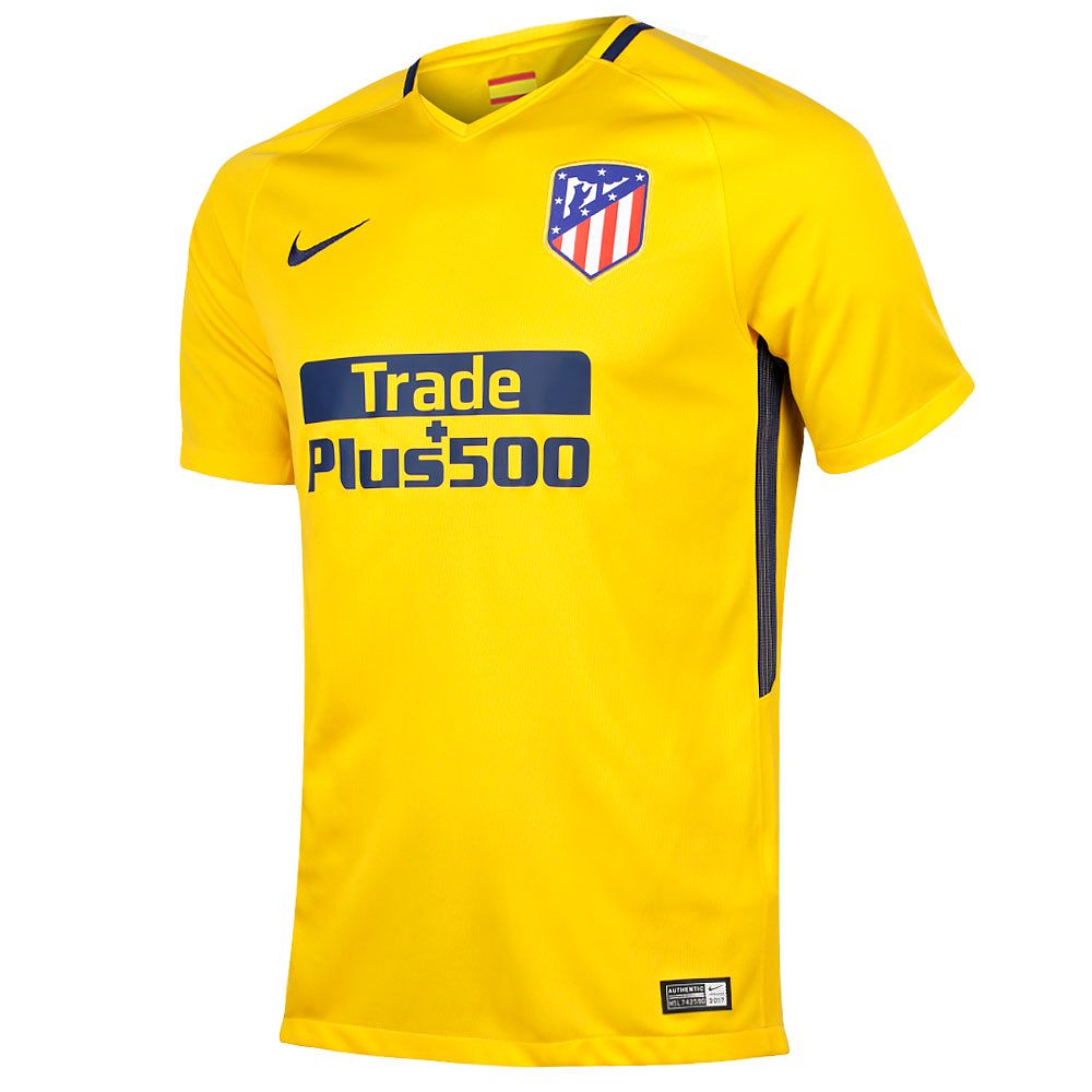 Camiseta 2ª Atlético de Madrid 2017/2018 Stadium Amarilla - Fútbol Factory