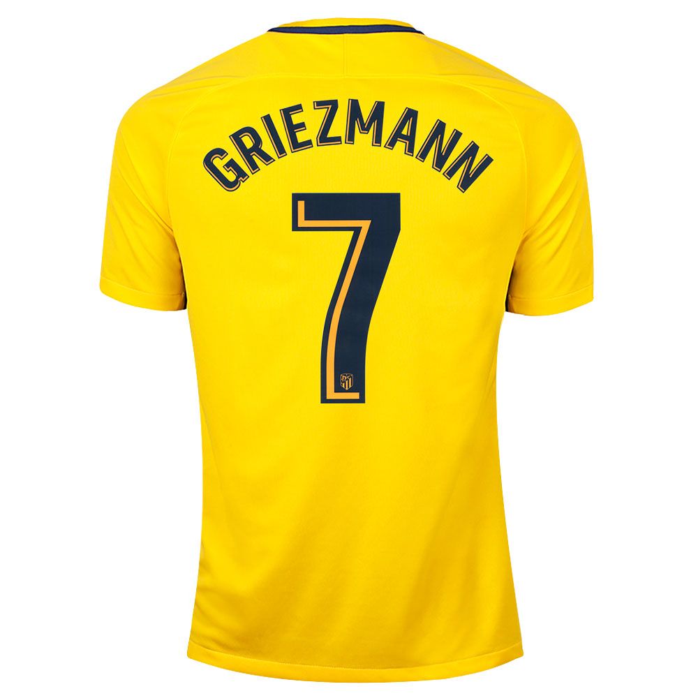 Camiseta 2ª Atlético de Madrid 2017/2018 Griezmann Stadium Amarilla - Fútbol Factory