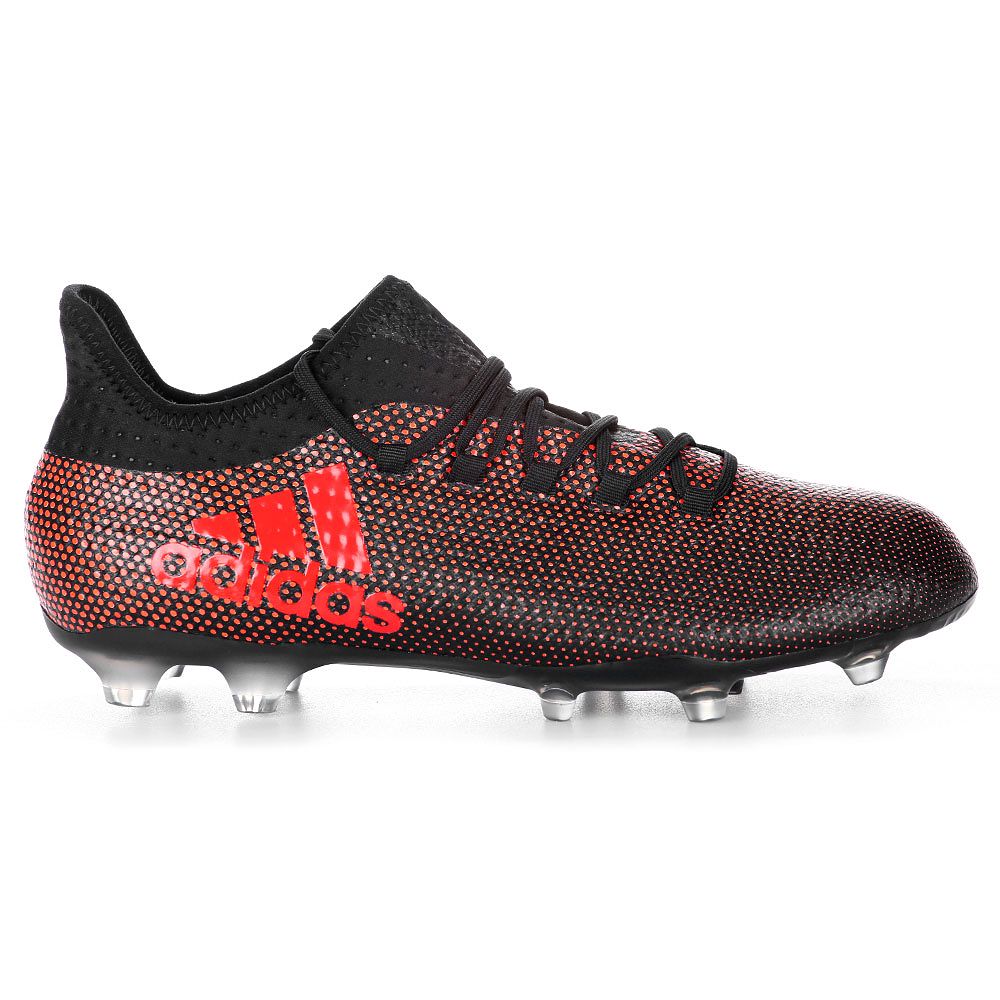 Botas de Fútbol X 17.2 FG Negro Naranja - Fútbol Factory
