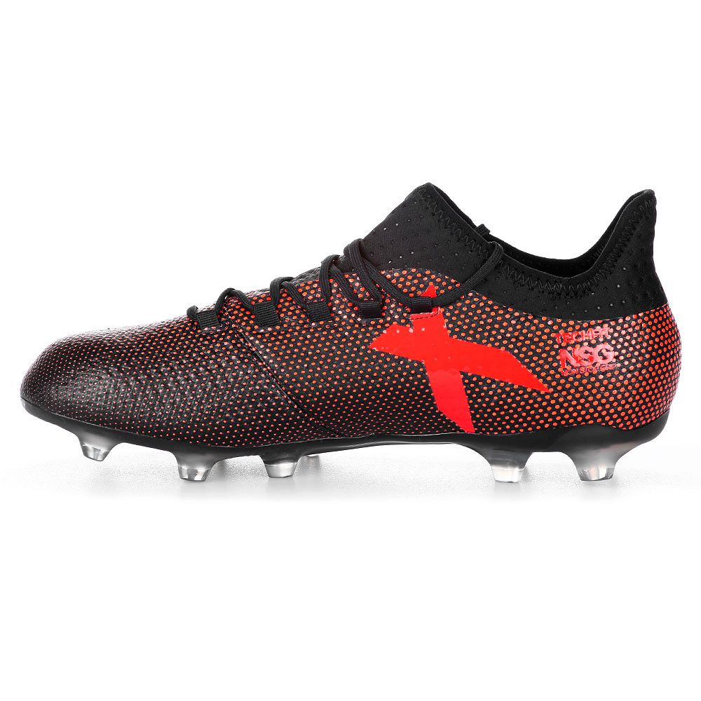 Botas de Fútbol X 17.2 FG Negro Naranja - Fútbol Factory