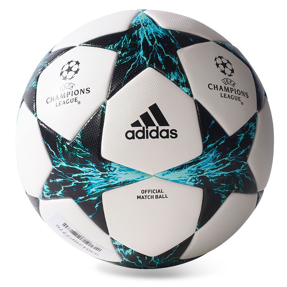 Balón de Fútbol 11 Official Match Ball Finale 17 2017/2018 UCL Blanco Azul - Fútbol Factory