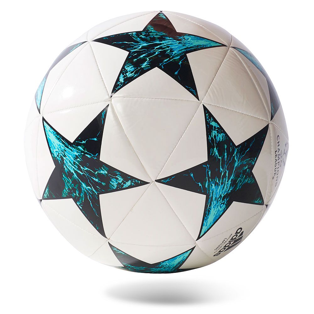 Balón de Fútbol 7 Finale Capitano 17 2017/2018 UCL Blanco Energy Blue - Fútbol Factory
