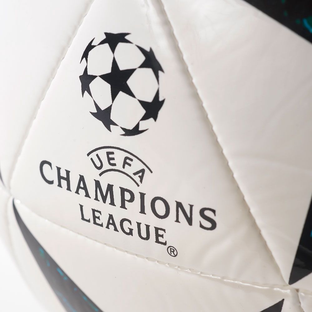 Balón de Fútbol 7 Finale Capitano 17 2017/2018 UCL Blanco Energy Blue - Fútbol Factory