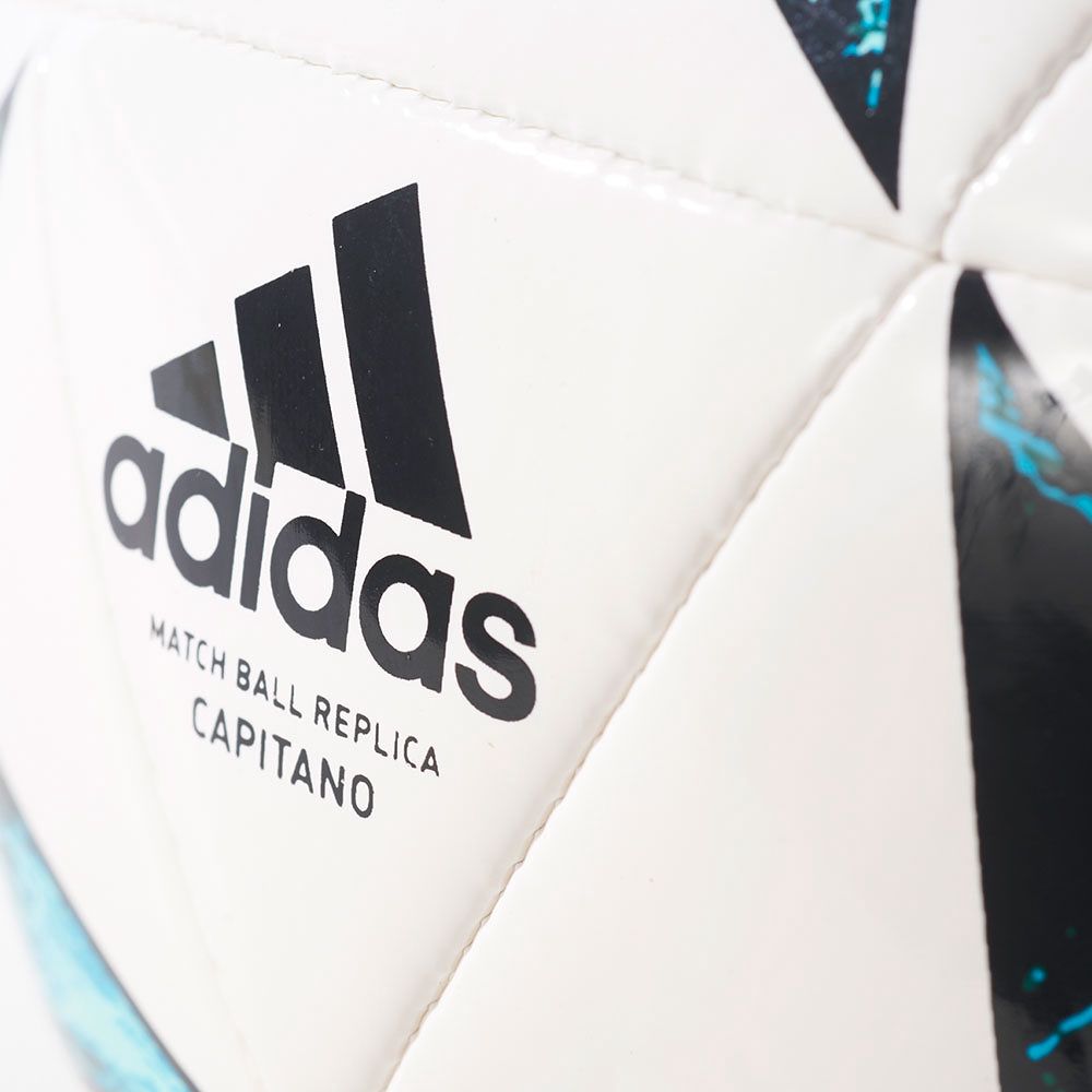 Balón de Fútbol 7 Finale Capitano 17 2017/2018 UCL Blanco Energy Blue - Fútbol Factory