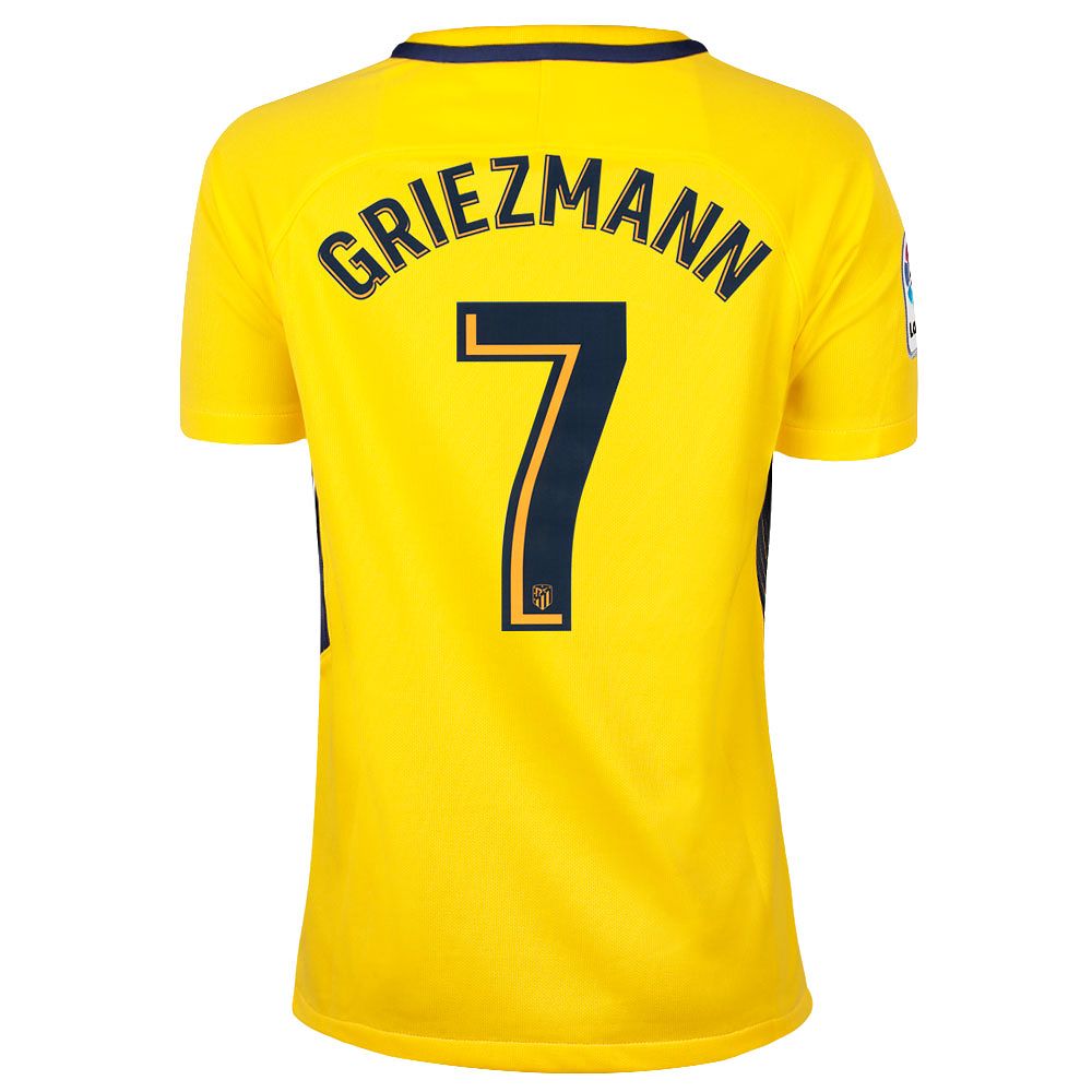 Camiseta 2ª Atlético de Madrid 2017/2018 Griezmann Junior Stadium Amarilla - Fútbol Factory