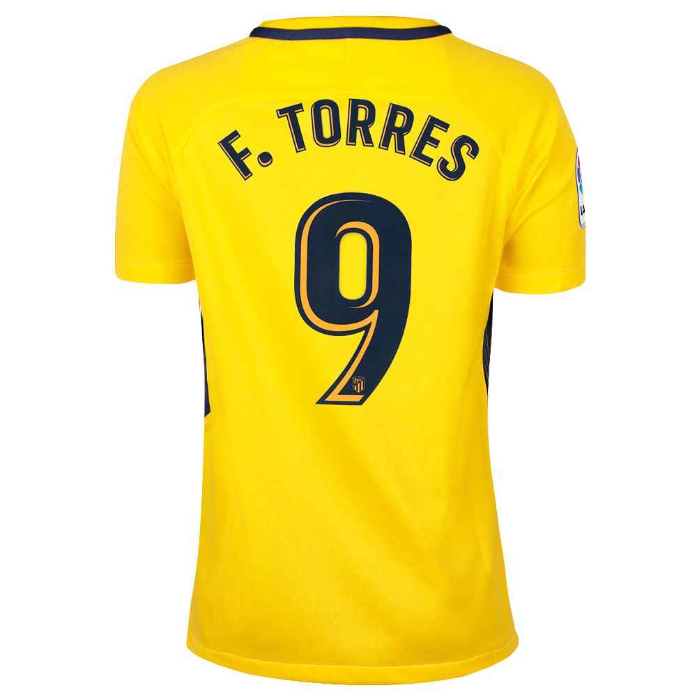Camiseta 2ª Atlético de Madrid 2017/2018 F. Torres Junior Stadium Amarilla - Fútbol Factory