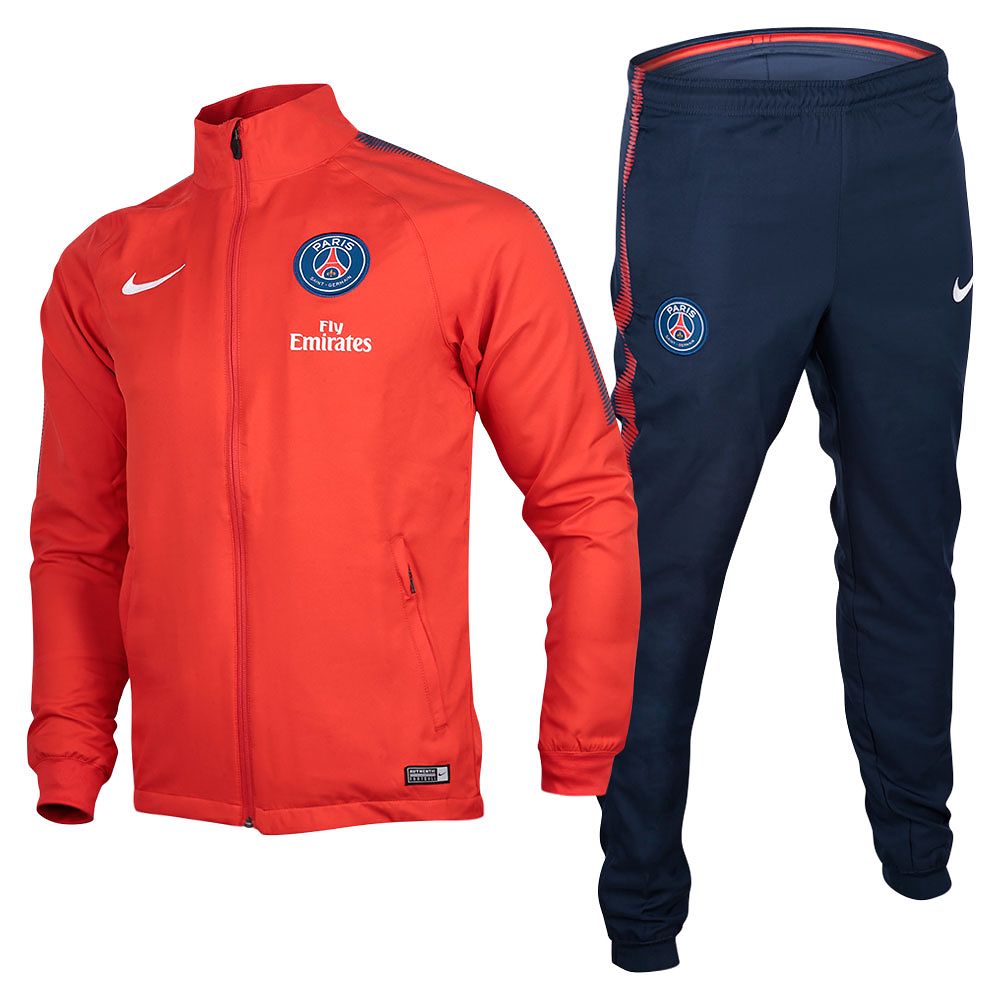 Chándal de Training Paris Saint-Germain 2017/2018 Dry Squad Marino Rojo - Fútbol Factory