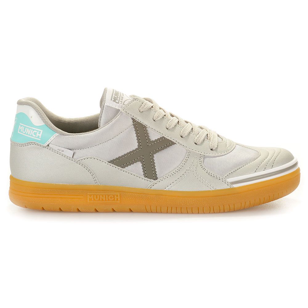 Zapatillas de Fútbol Sala Munich G-3 Basic Pista IN Gris - Fútbol Factory