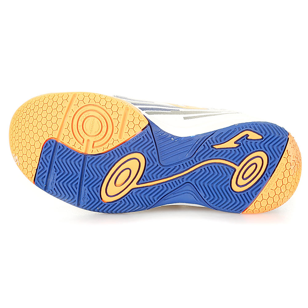Zapatillas de Fútbol Sala Tactil Junior Blanco Naranja - Fútbol Factory