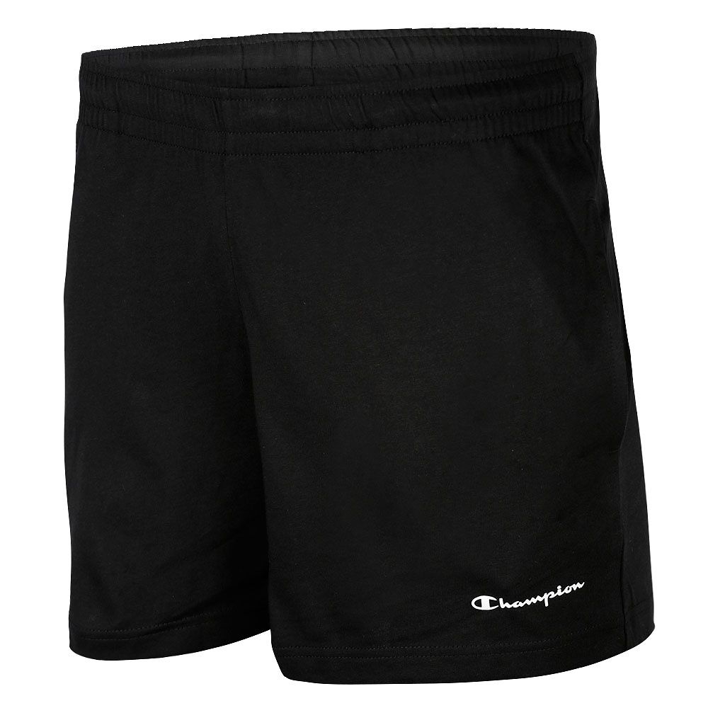 Pantalón Corto Short Logo Champion Negro - Fútbol Factory