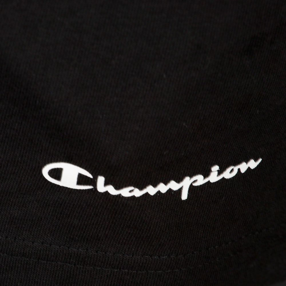 Pantalón Corto Short Logo Champion Negro - Fútbol Factory