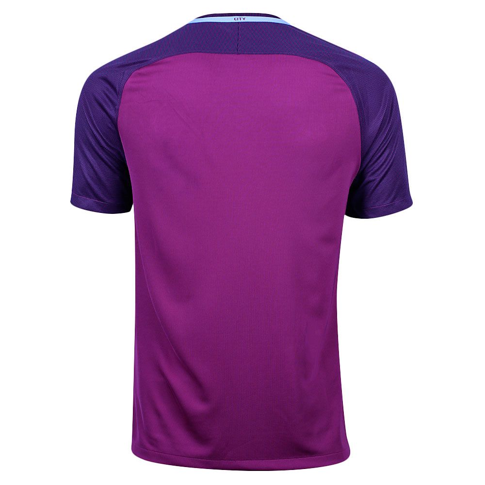 Camiseta 2ª Manchester City 2017/2018 Granate - Fútbol Factory