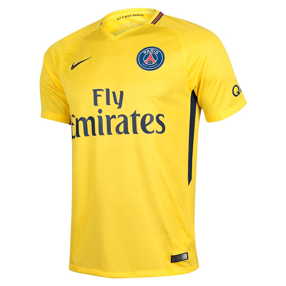 Camiseta 2ª Paris Saint-Germain 2017/2018 Stadium Amarilla - Fútbol Factory