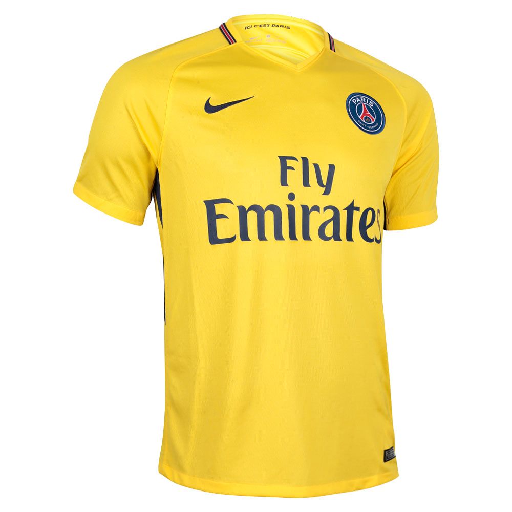 Camiseta 2ª Paris Saint-Germain 2017/2018 Stadium Amarilla - Fútbol Factory