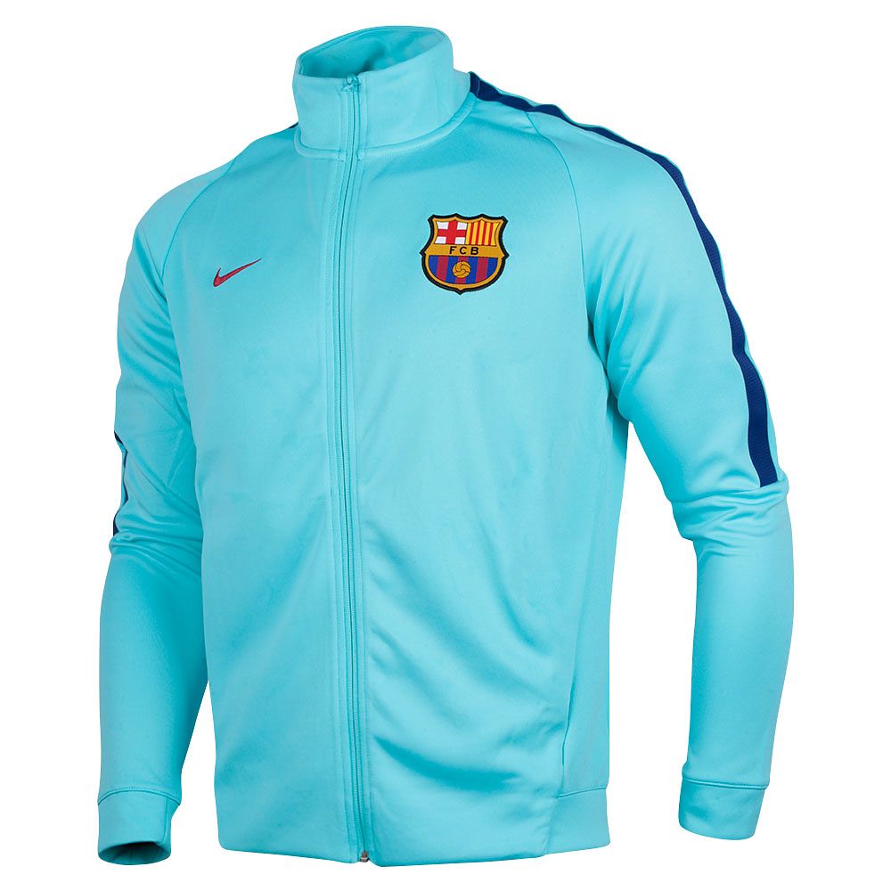 Chaqueta Paseo FC Barcelona 2017/2018 Azul Celeste - Fútbol Factory