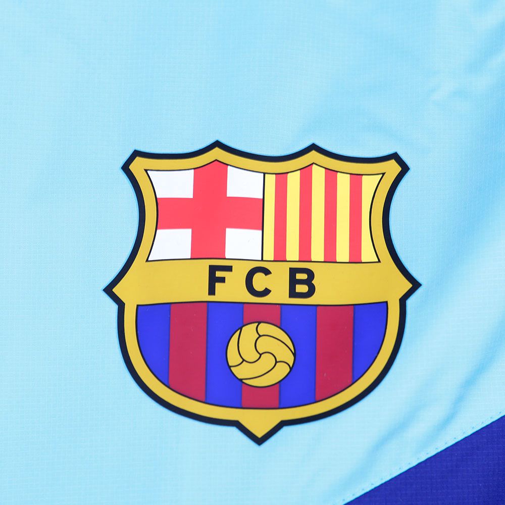 Cortavientos de paseo FC Barcelona 2017/2018 Azul - Fútbol Factory