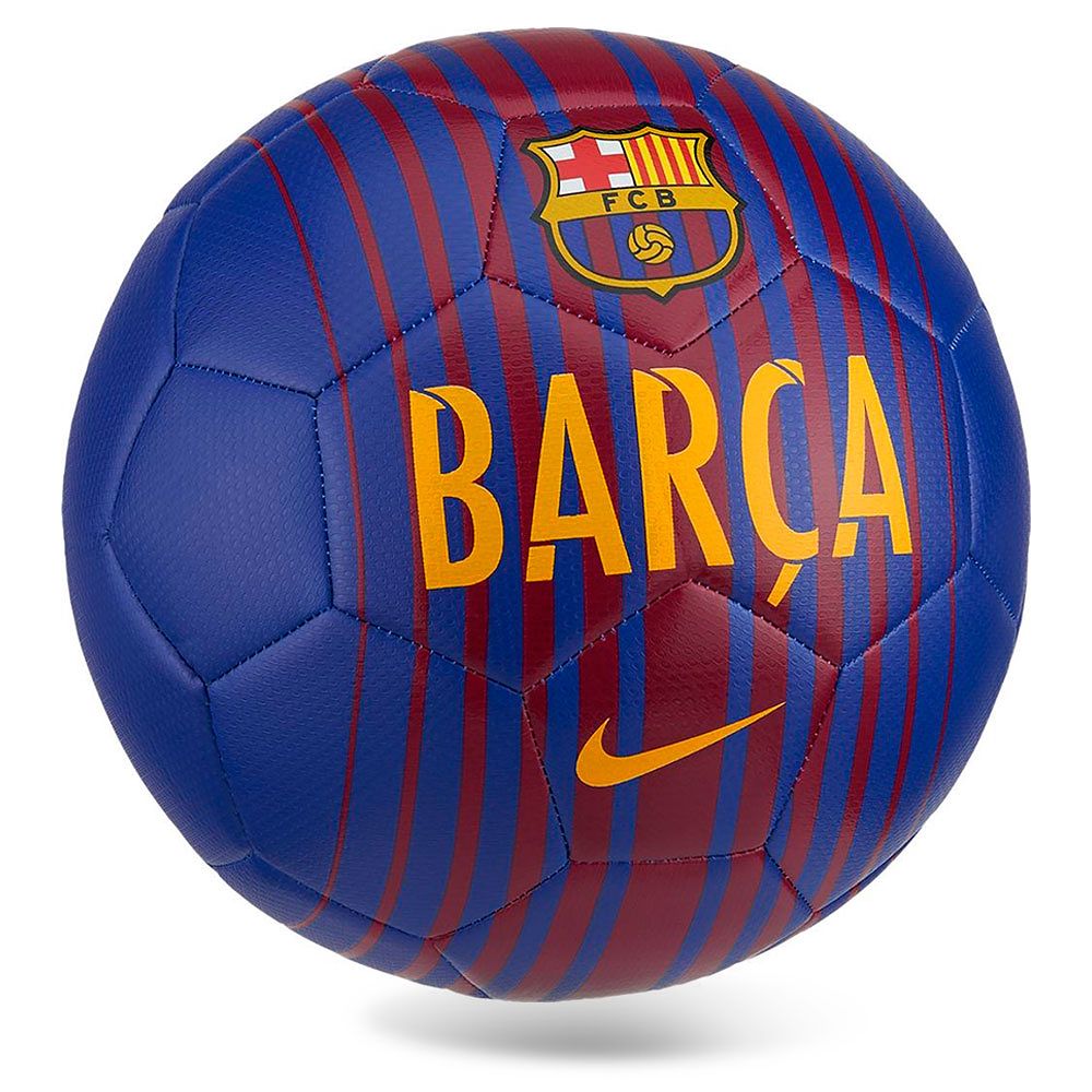 Balón de Fútbol 11 FC Barcelona 2017/2018 Azul Granate - Fútbol Factory