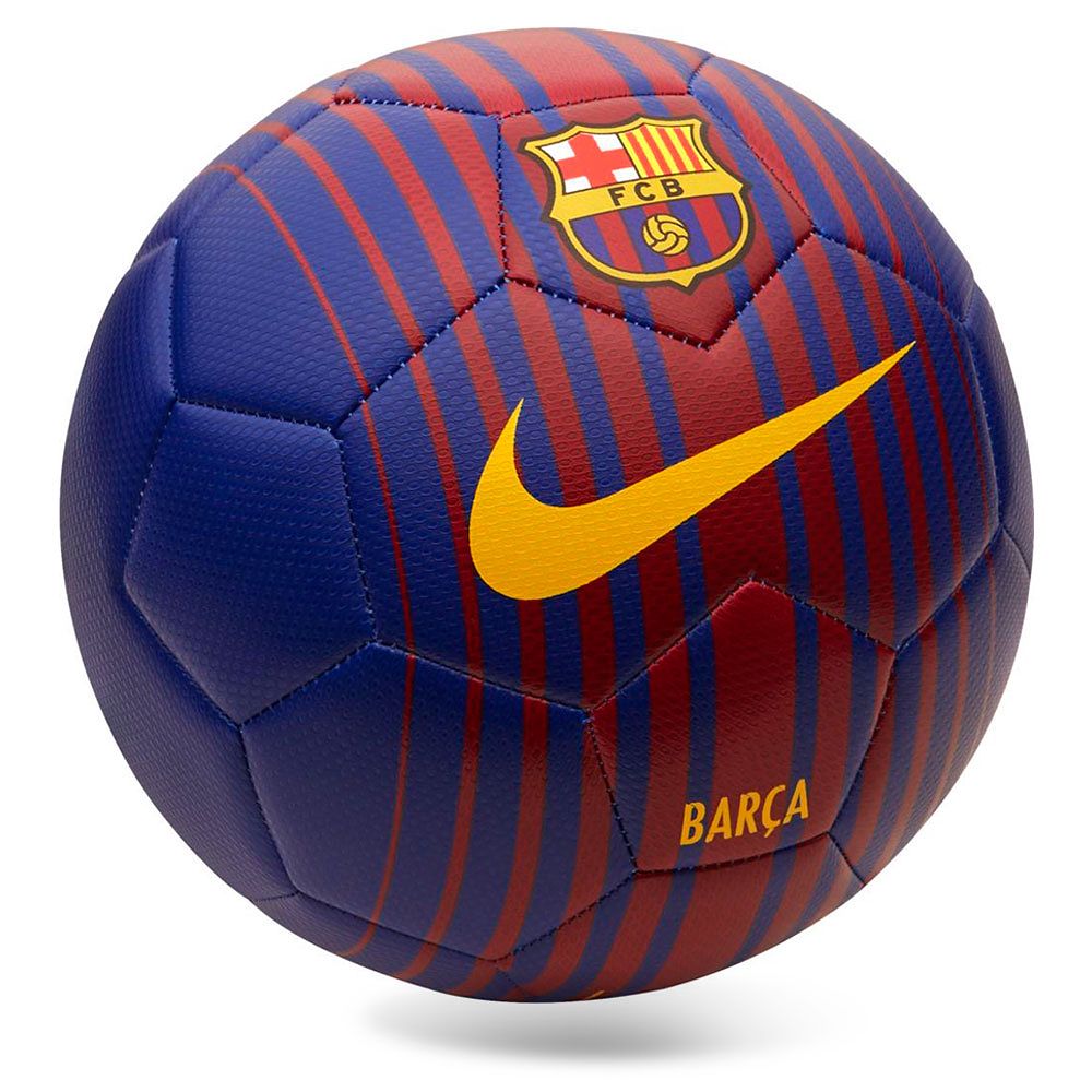 Balón de Fútbol 11 FC Barcelona 2017/2018 Azul Granate - Fútbol Factory