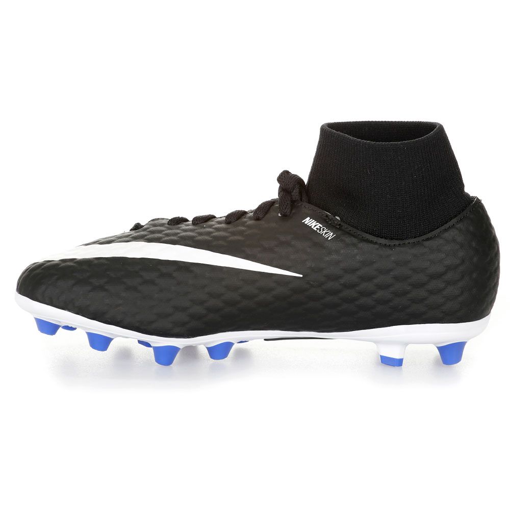 Botas de Fútbol Hypervenom Phelon III DFC AG-PRO Junior Negro Azul - Fútbol Factory