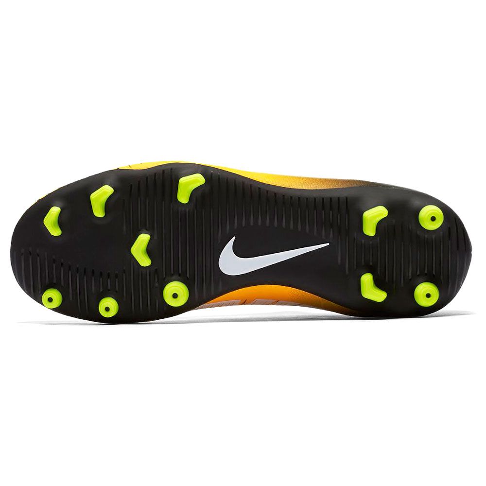 Botas de Fútbol Mercurial Vortex III FG Junior Negro Naranja - Fútbol Factory