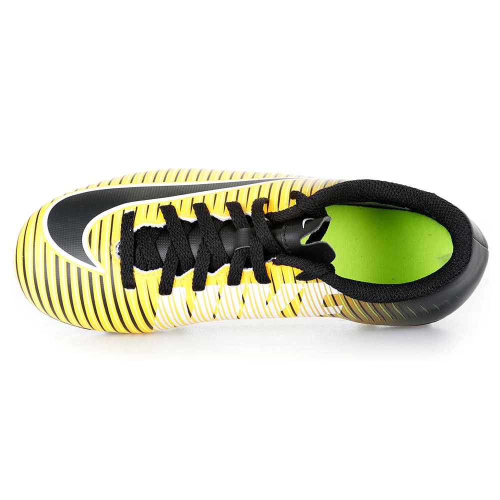 Botas de Fútbol Mercurial Vortex III FG Junior Negro Naranja - Fútbol Factory