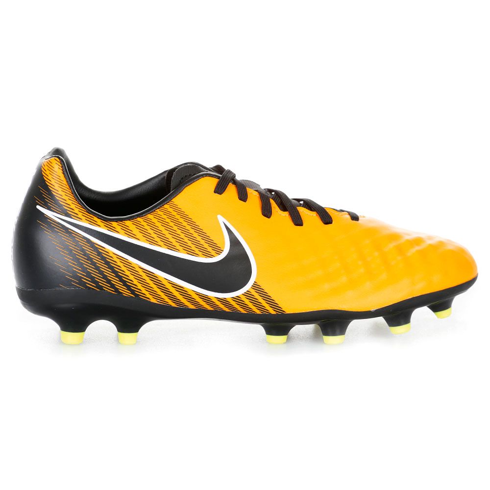 Botas de Fútbol Magista Onda II FG Junior Negro Naranja - Fútbol Factory