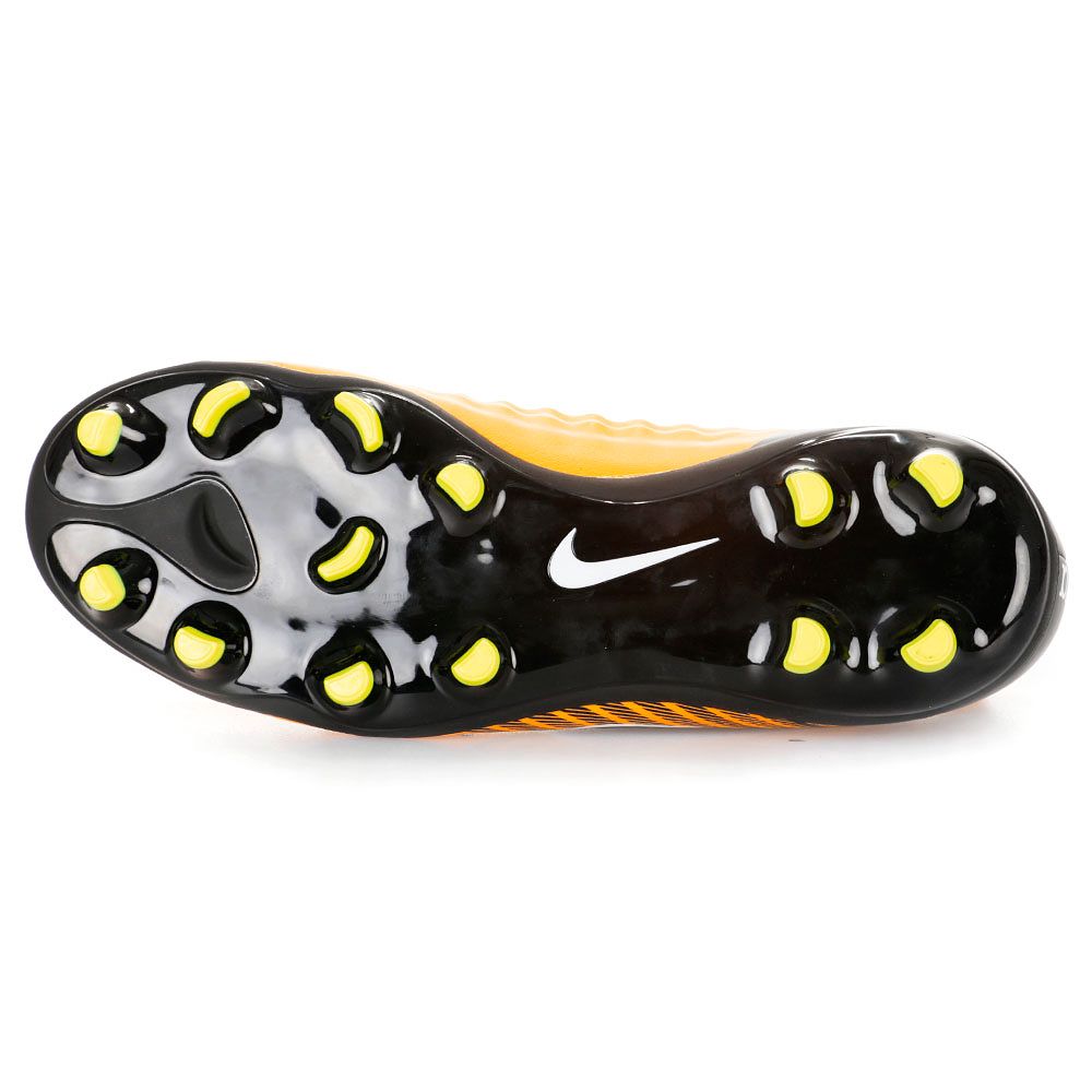Botas de Fútbol Magista Onda II FG Junior Negro Naranja - Fútbol Factory