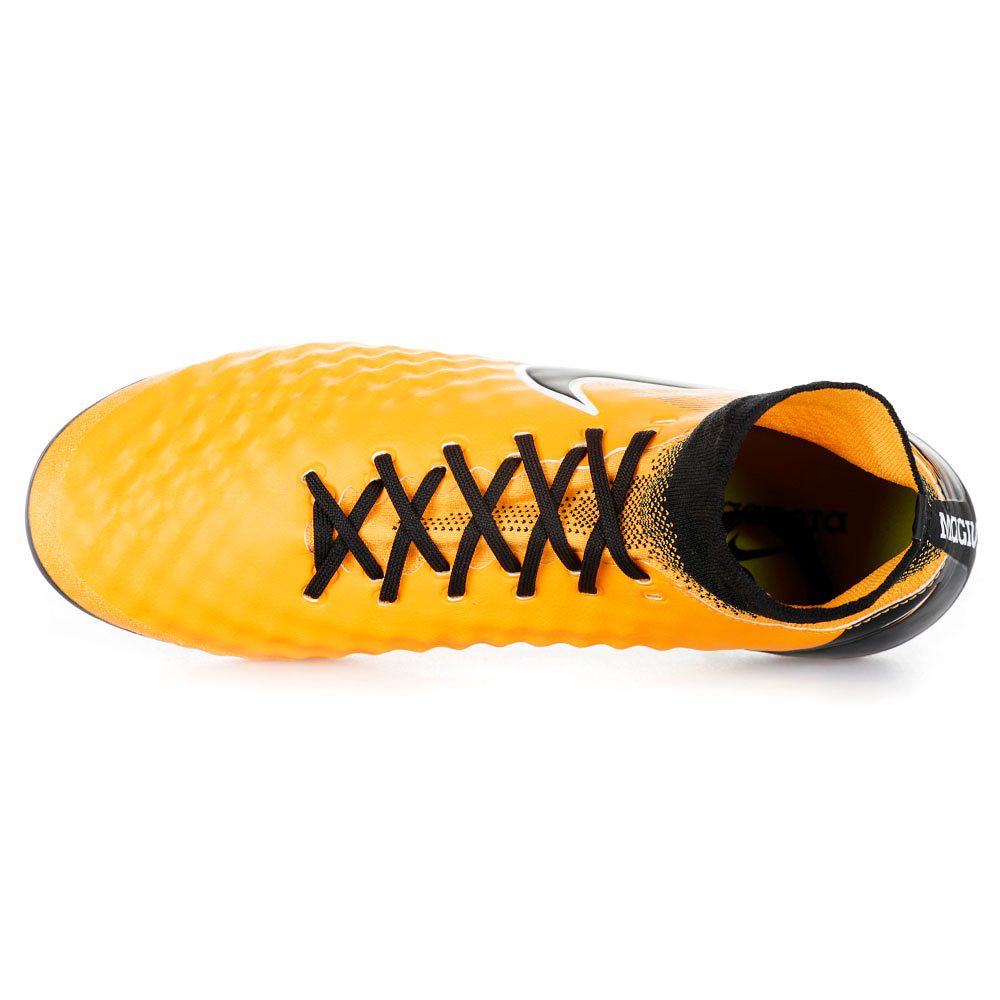 Botas de Fútbol Magista Orden II DFC AG Negro Naranja - Fútbol Factory