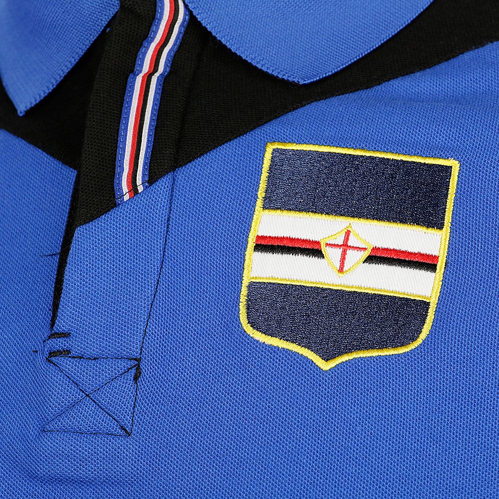 Polo de Paseo U.C. Sampdoria 2017/2018 Azul - Fútbol Factory