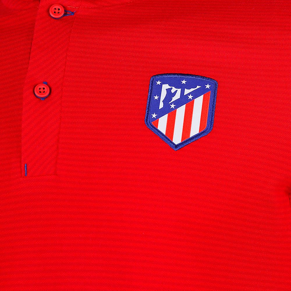 Polo de Paseo Atlético de Madrid 2017/2018 Rojo - Fútbol Factory