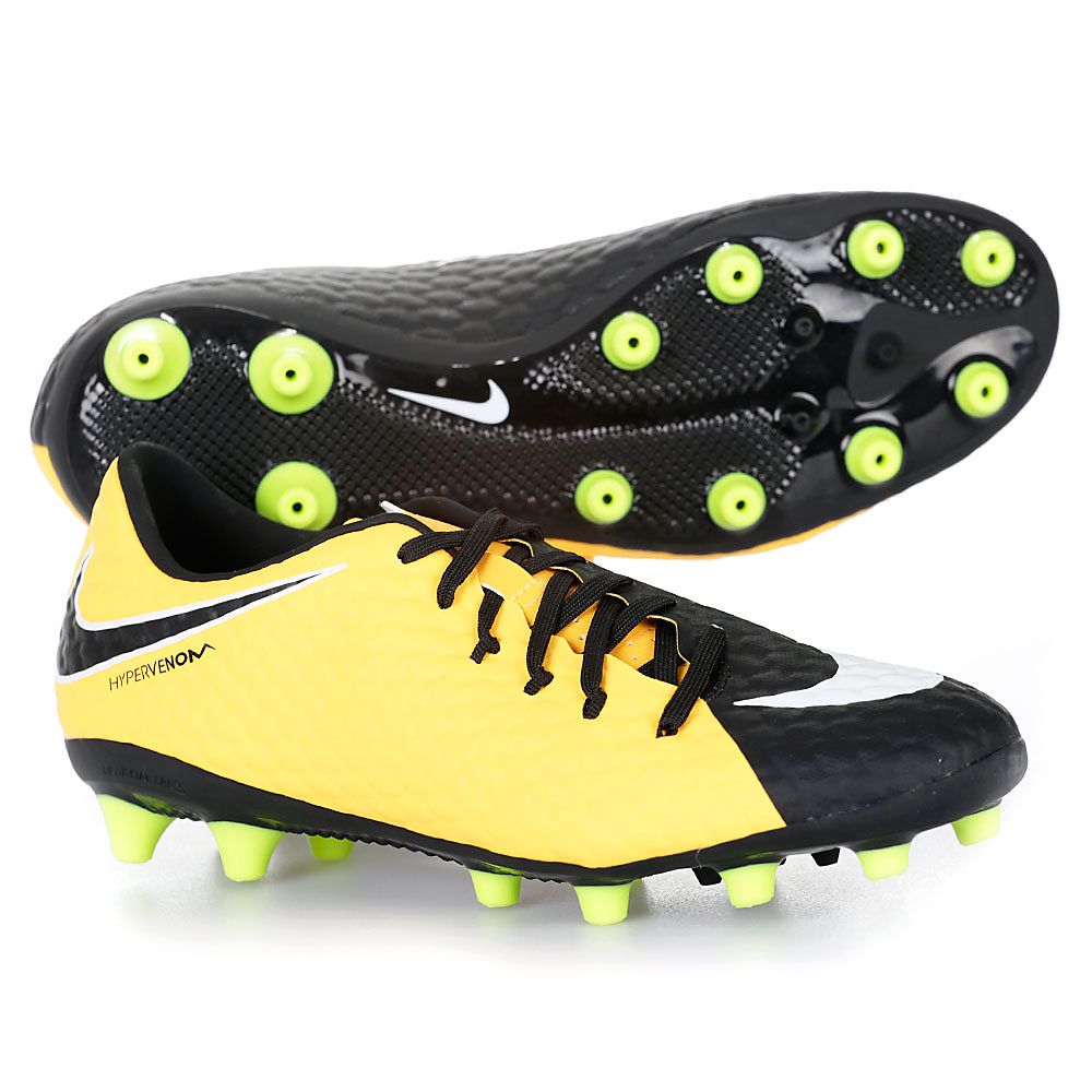 Botas de fútbol Hypervenom Phelon III AG-Pro Negro Naranja - Fútbol Factory