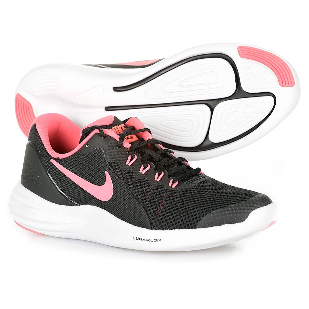 Zapatillas de Running Lunar Apparent Junior Negro Rosa - Fútbol Factory