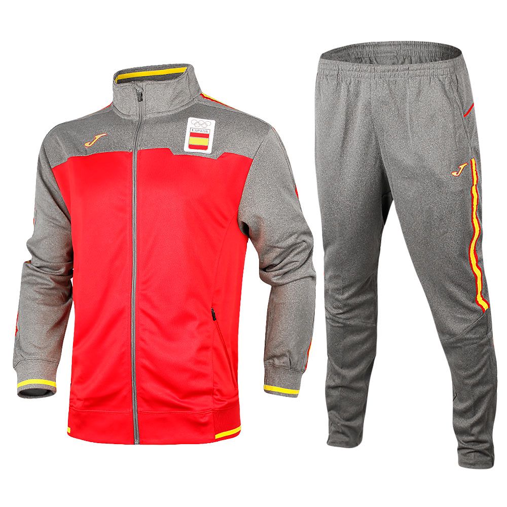 Chándal de Paseo Equipo Olímpico Español Rio 2016 Gris Rojo - Fútbol Factory