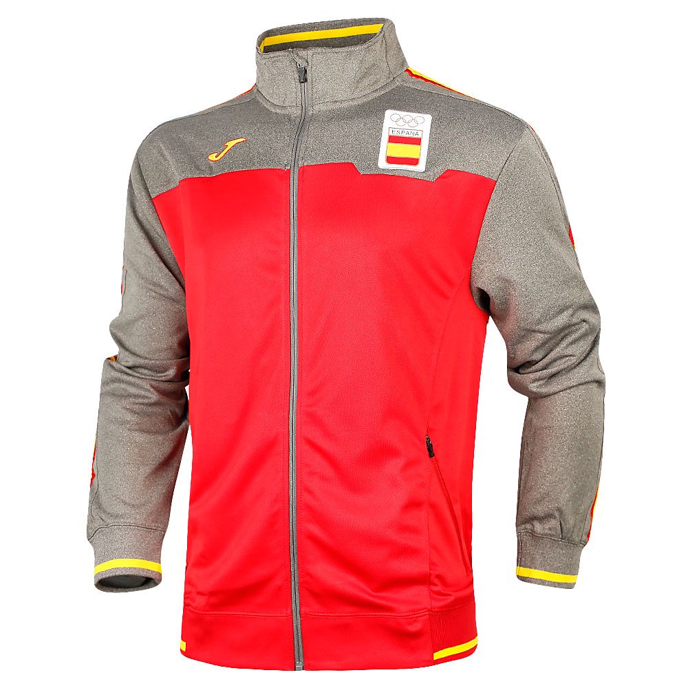 Chándal de Paseo Equipo Olímpico Español Rio 2016 Gris Rojo - Fútbol Factory