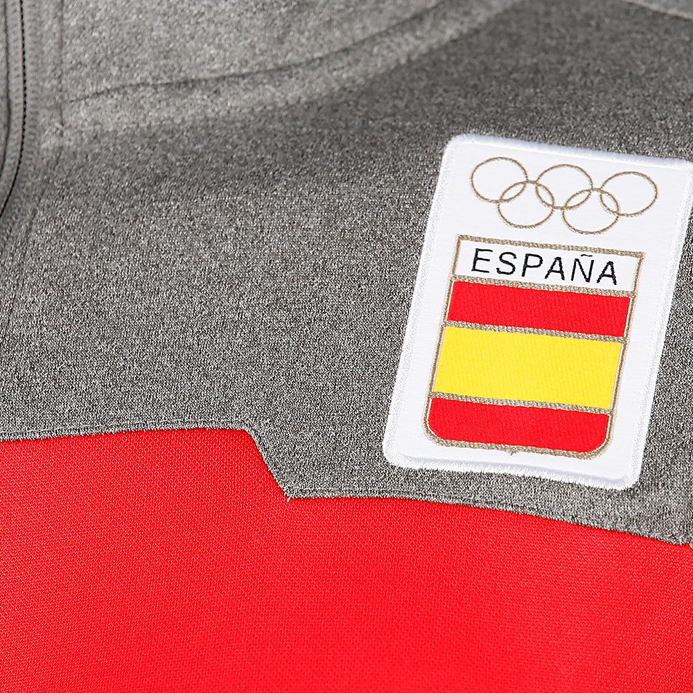 Chándal de Paseo Equipo Olímpico Español Rio 2016 Gris Rojo - Fútbol Factory