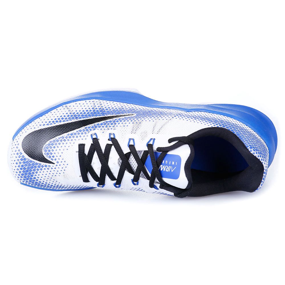 Zapatillas de Baloncesto Air Max Infuriate Blanco Azul - Fútbol Factory