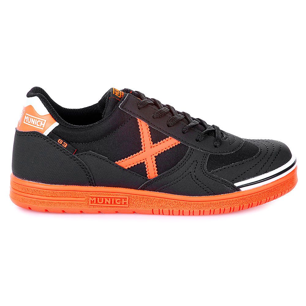 Zapatillas de Fútbol Sala G-3 In Junior Negro Naranja - Fútbol Factory