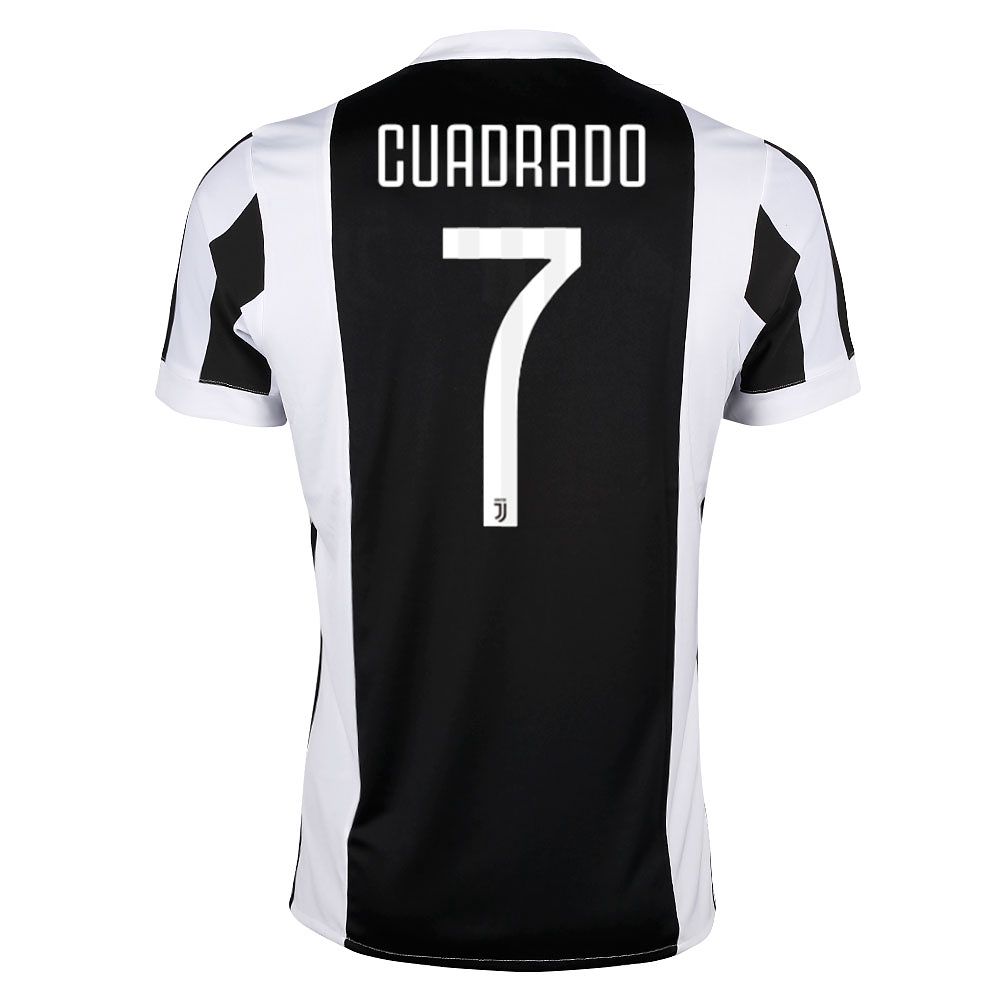 Camiseta 1ª Juventus Turin 2017/2018 Cuadrado Blanco Negro - Fútbol Factory