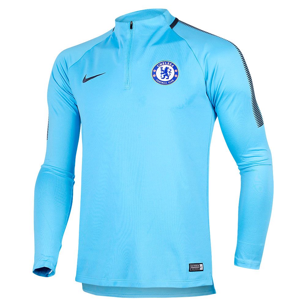 Sudadera de Training Chelsea FC Dry Squad Drill 1/4 2017/2018 Azul - Fútbol Factory