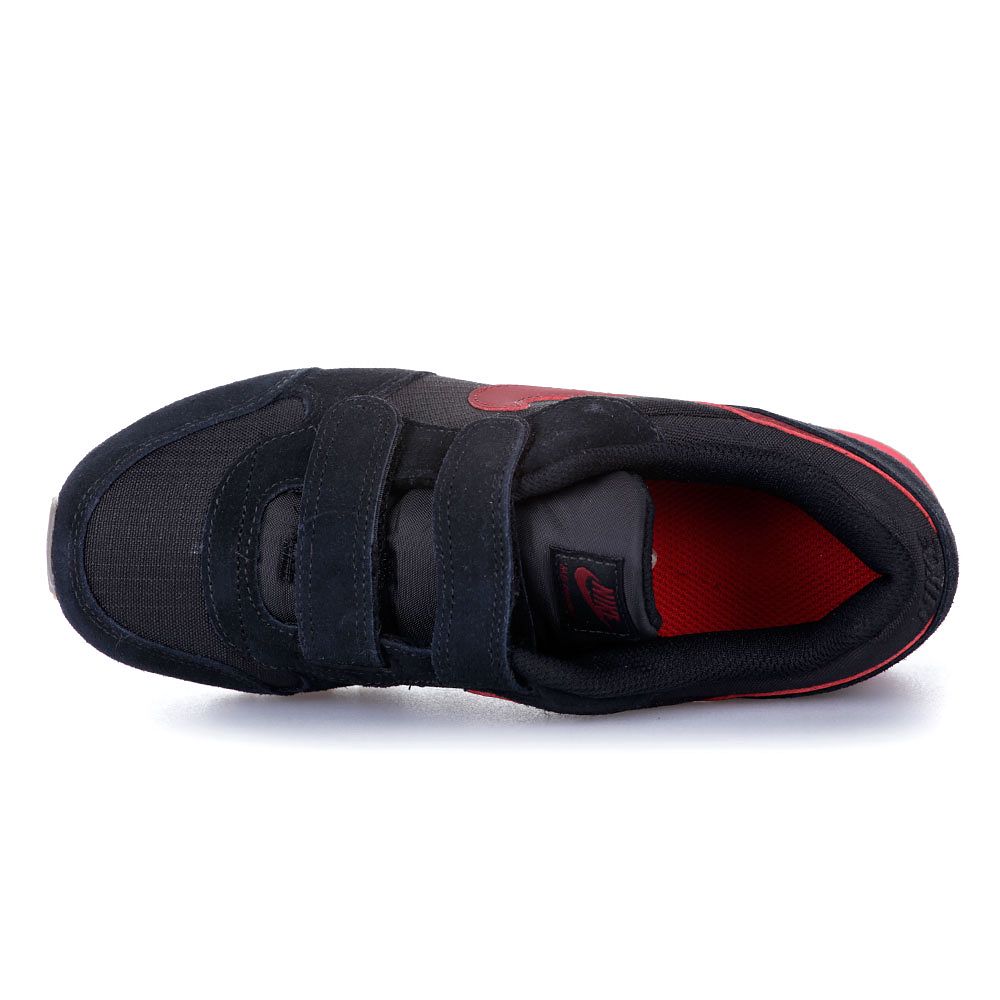 Zapatillas MD Runner 2 Velcro Junior Negro Rojo - Fútbol Factory