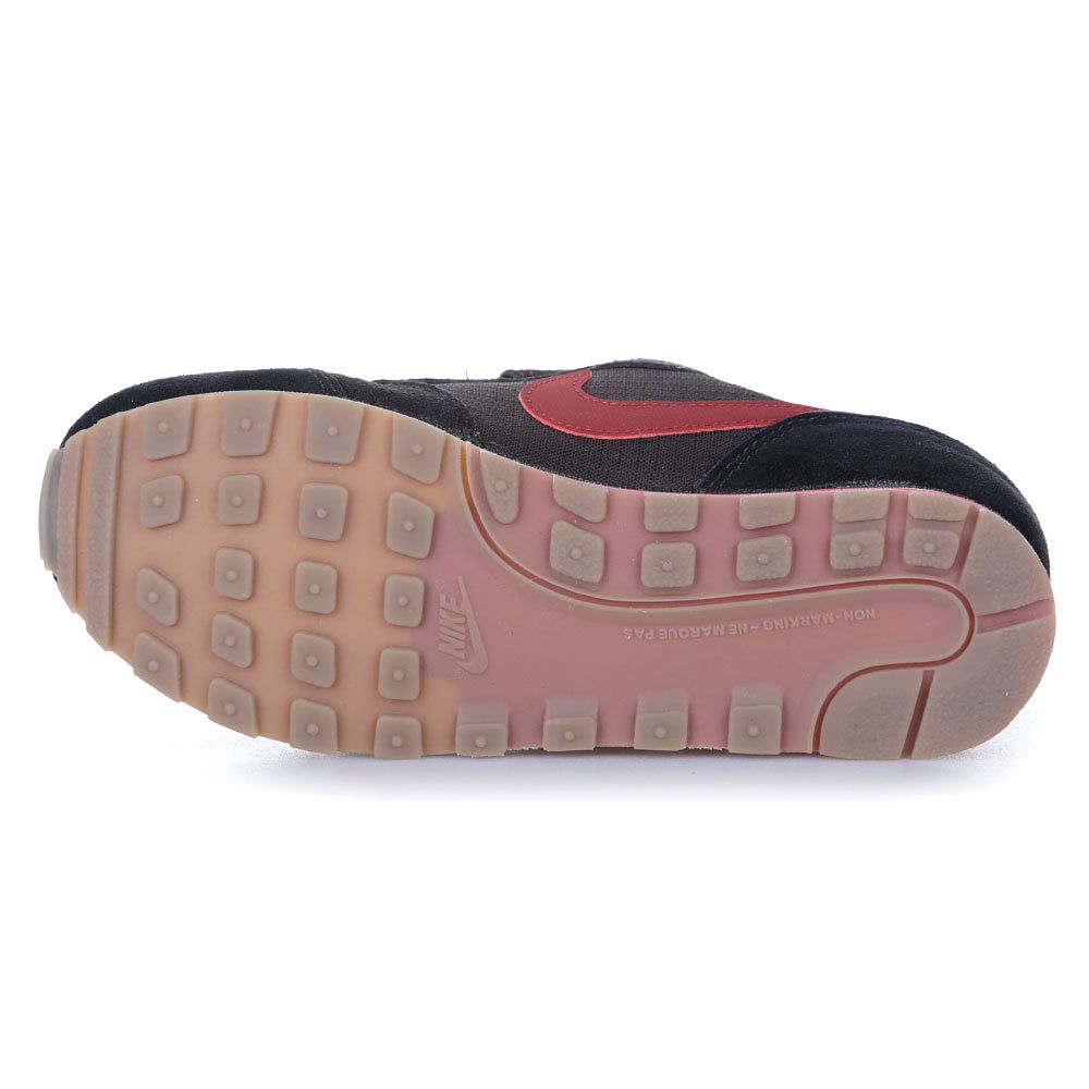 Zapatillas MD Runner 2 Velcro Junior Negro Rojo - Fútbol Factory
