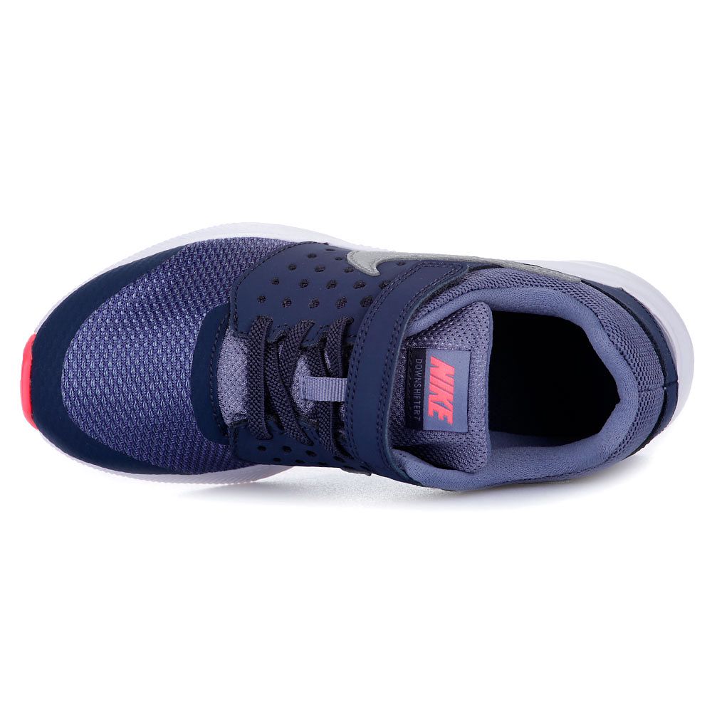 Zapatillas de Running Downshifter 7 Velcro Junior Azul Coral - Fútbol Factory