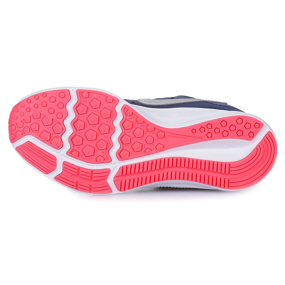 Zapatillas de Running Downshifter 7 Velcro Junior Azul Coral - Fútbol Factory