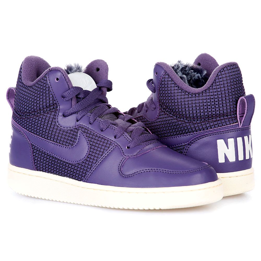 Zapatillas de Paseo Court Borough Mid Mujer Morado - Fútbol Factory