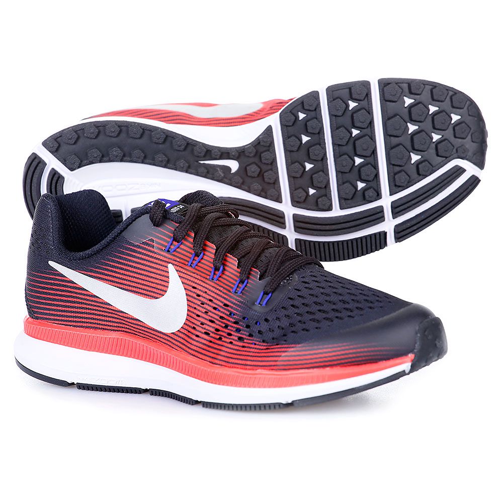 Zapatillas de Running Air Zoom Pegasus 34 Junior Negro Rojo