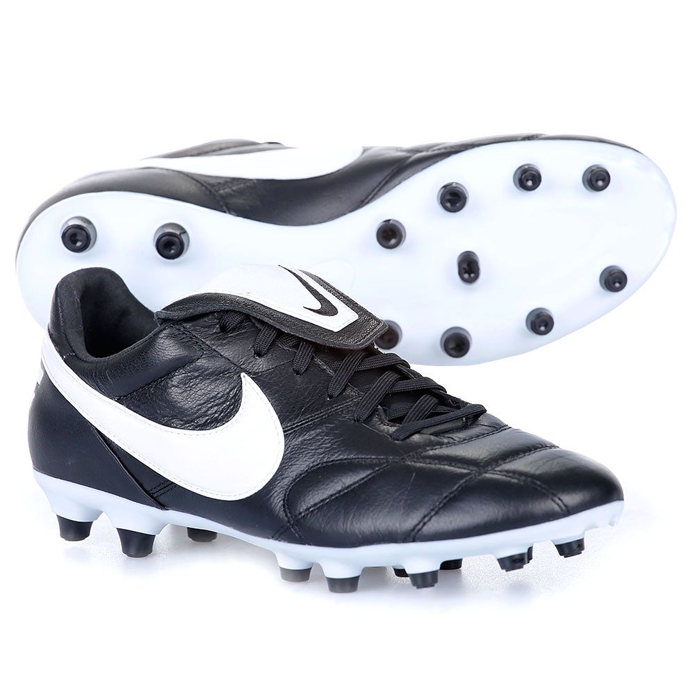 Botas de Fútbol Premier II FG Negro Blanco - Fútbol Factory